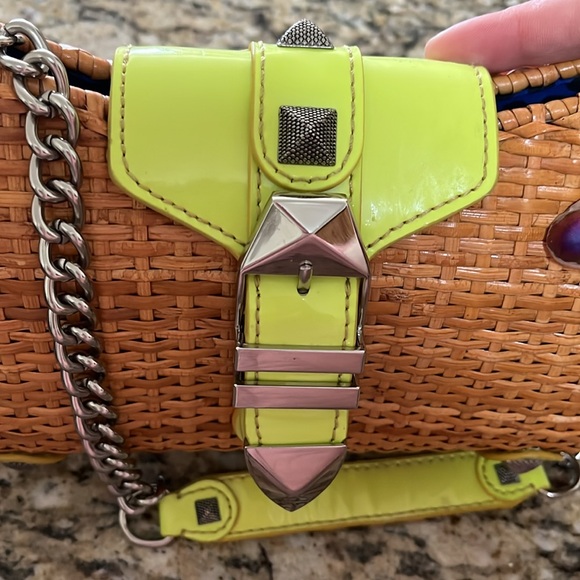 Rebecca Minkoff wicker shoulder bag - Picture 6 of 9